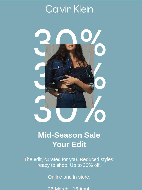 Up to 30% Off - Your Edit