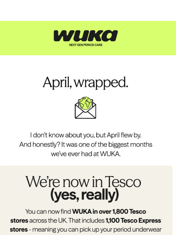 April Recap: We made history