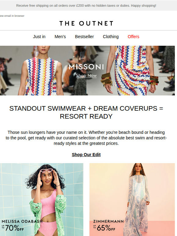 Resort ready in an instant