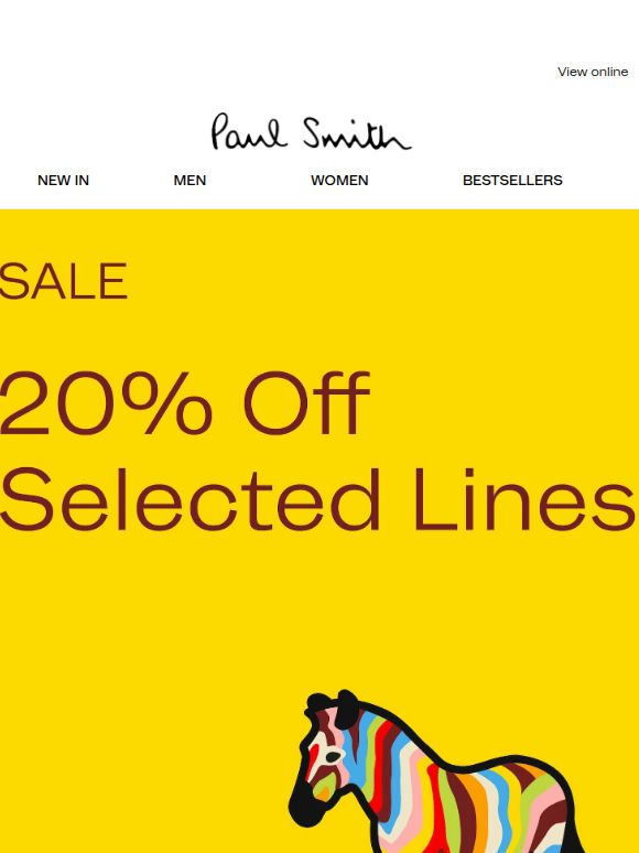 20% off our Zebra bestsellers
