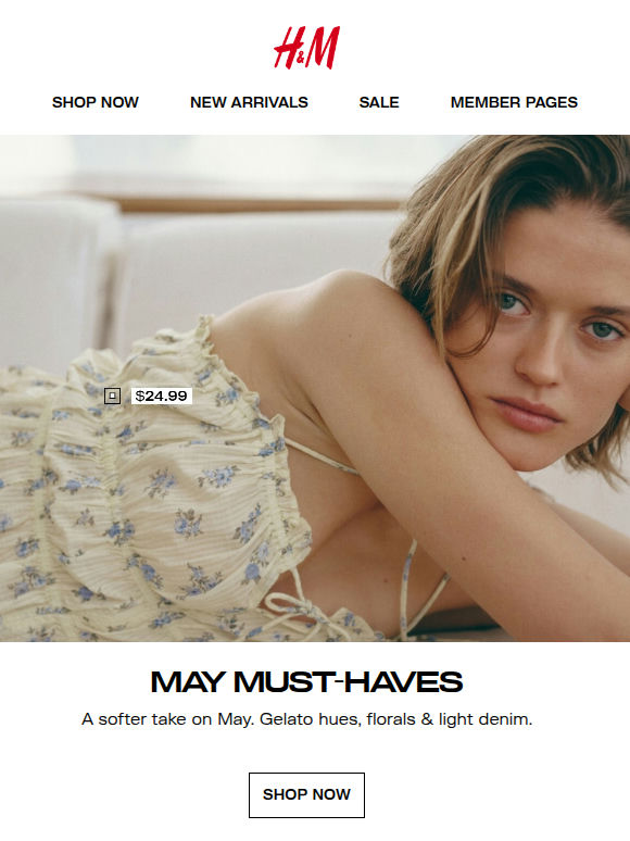 May in soft tones