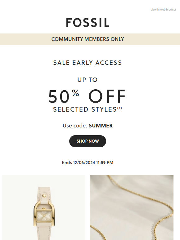 Up to 50% Off Favourite Styles Inside ✉️