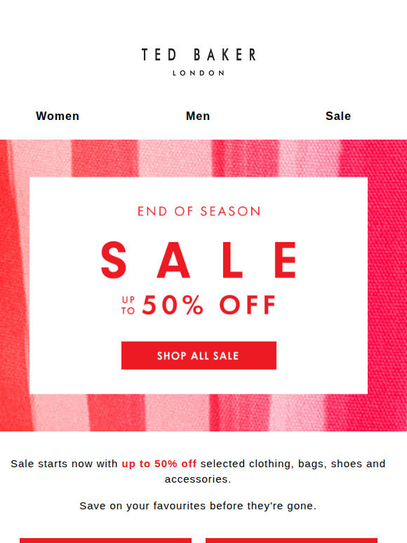 SALE Starts Now – Up to 50% Off