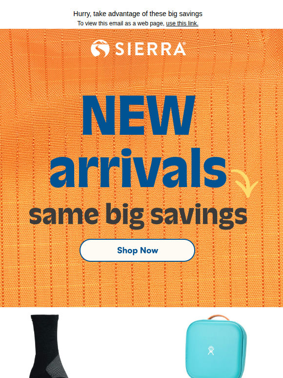 Heads-up: New arrivals are here​