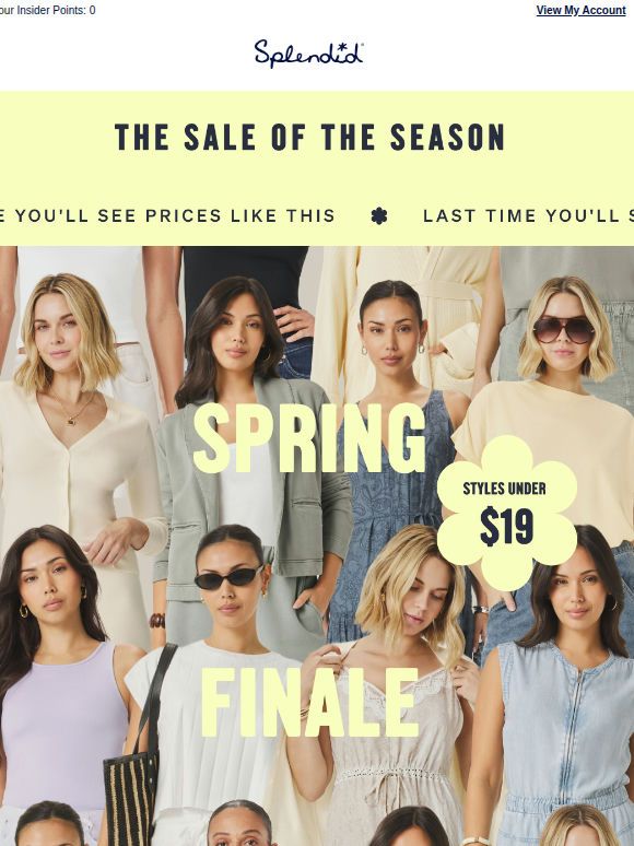 Final Call for Spring Finale Event