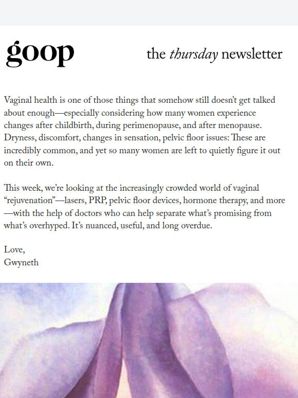 the Thursday newsletter