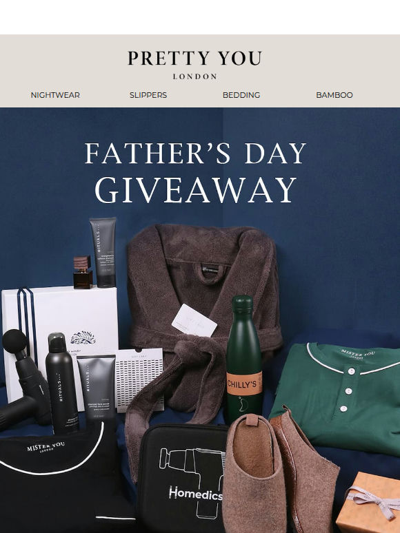 Win our ultimate Father's Day giveaway...