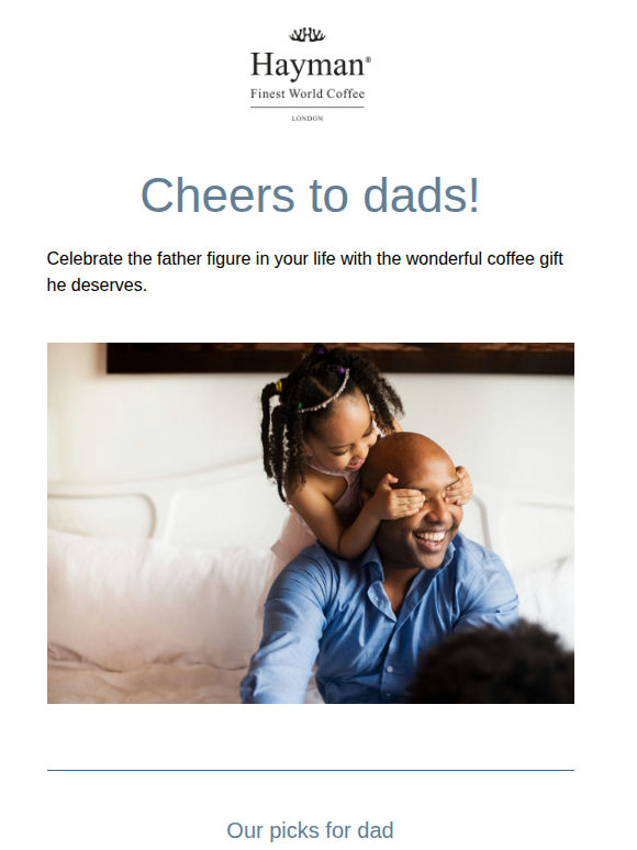 Father's Day is almost here...