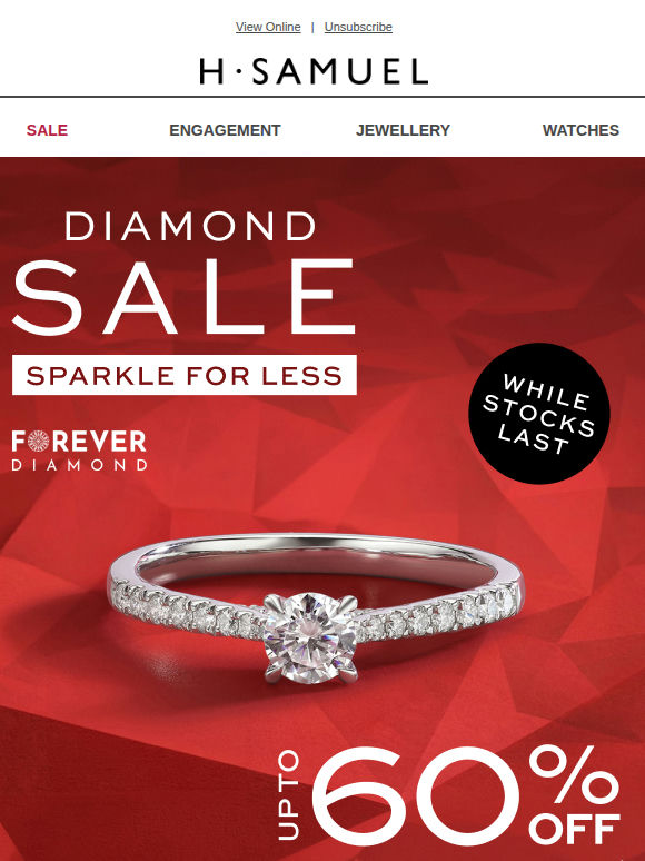 Diamond Sale | Limited pieces left