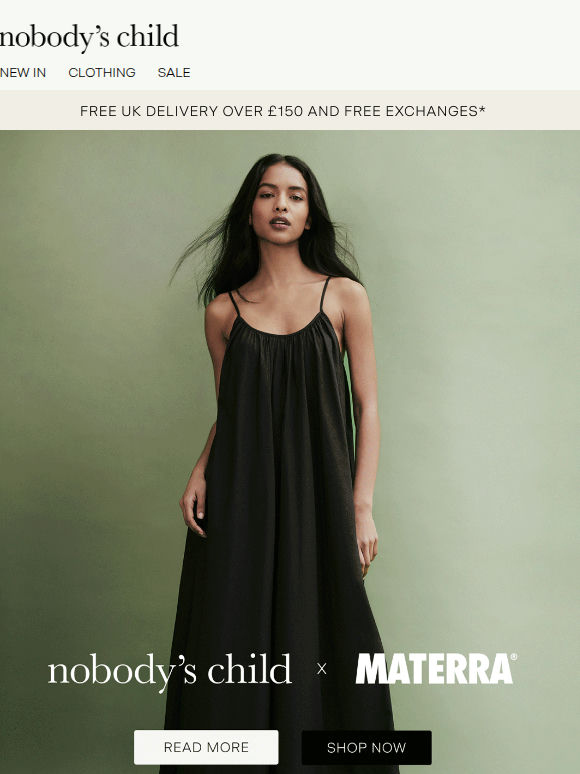 Nobody’s Child x Materra is here