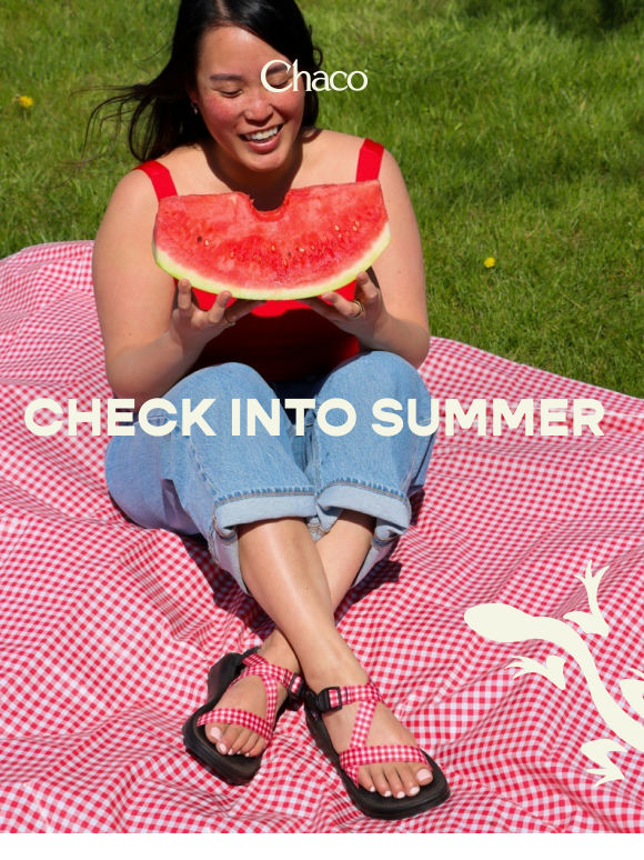 Our NEW Gingham print is checking into summer