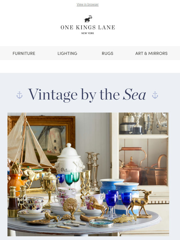 Vintage by the Sea — Coastal Finds & Collector's Pieces