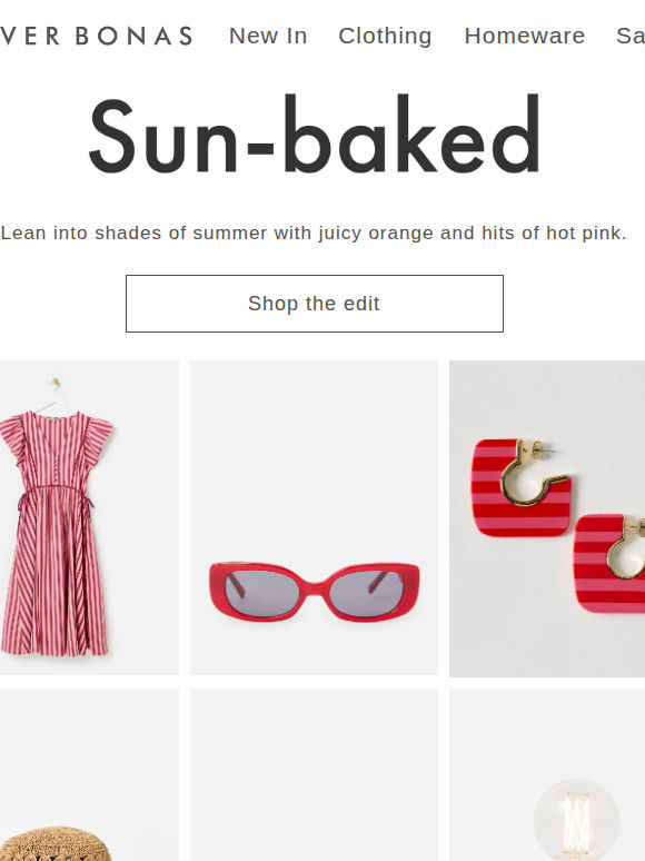 Orange & pink | This season’s shades