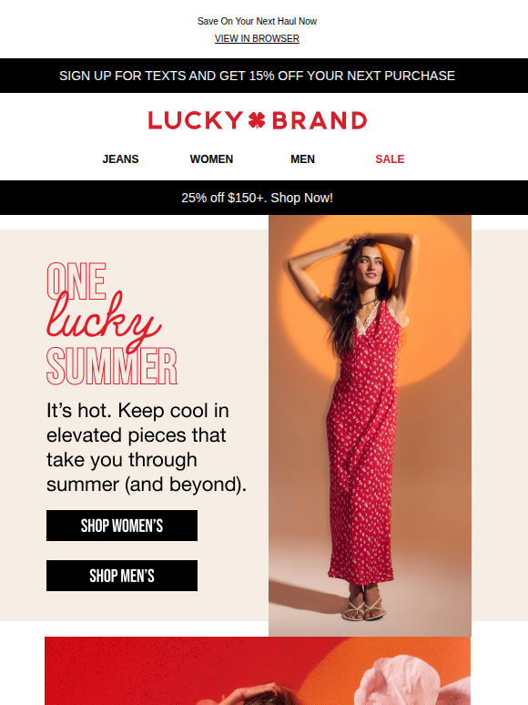 INSIDE: Your Summer ‘Fit + 25% Off $150