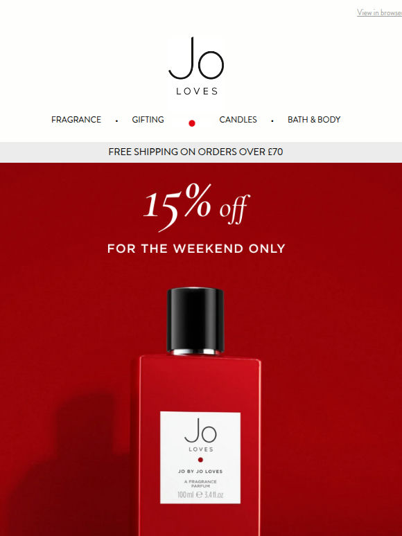 A Rare Invitation: 15% Off for 48 Hours