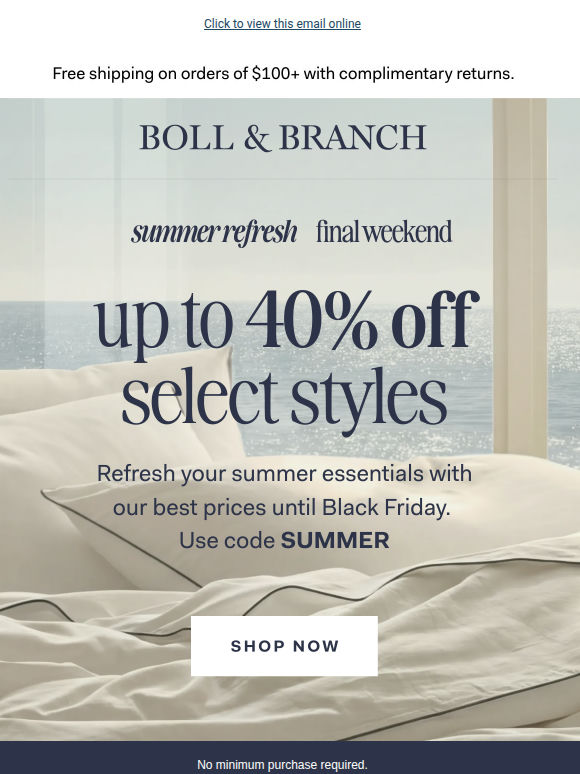You’re about to miss our sale