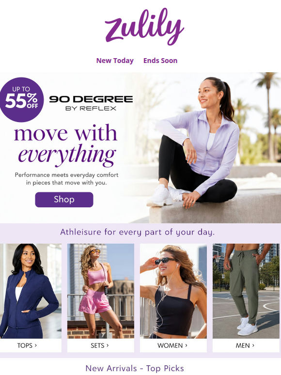 Athleisure for every part of your day 💜
