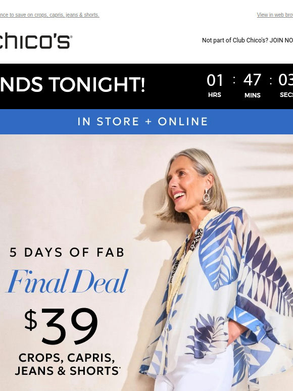 Going, going... $39 🏃‍♀️