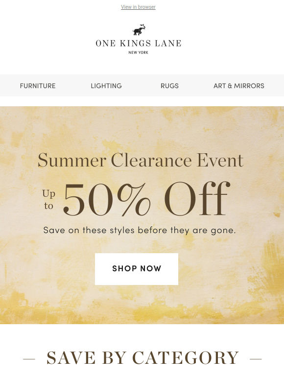 ☀️ Our Summer Clearance Event Starts Now — Up to 50% Off