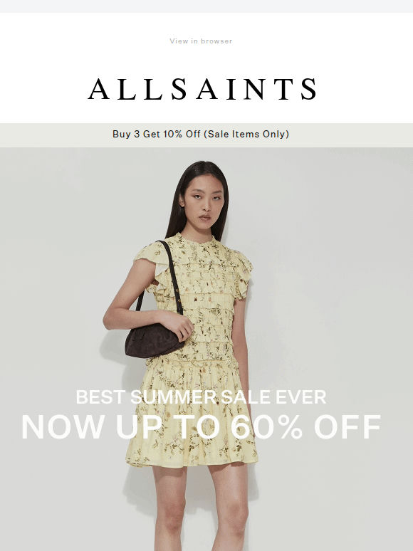 SALE: Weekend Edit – up to 60% off