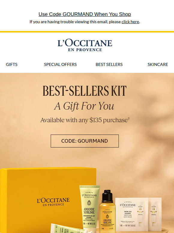 Complimentary Amande Sublime Is Yours With $135 Purchase