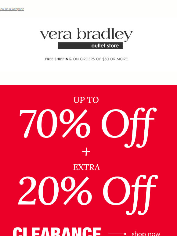 Extra 20% off styles already up to 70% off