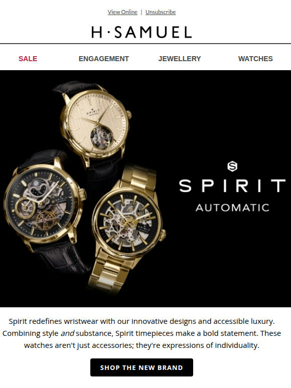 Just landed: Spirit Watches