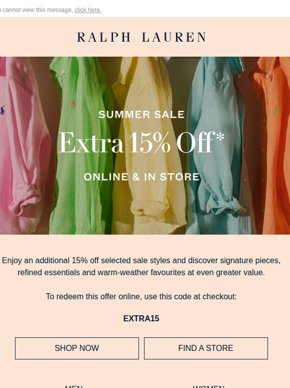 Limited time only | Extra 15% off 