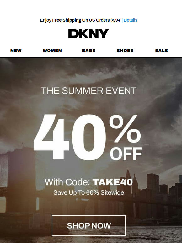 ENDING SOON: Take 40% Off With Code: TAKE40