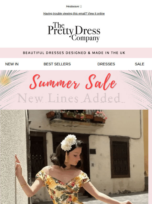 Summer Sale New Lines Added – Heatwave heroes are here