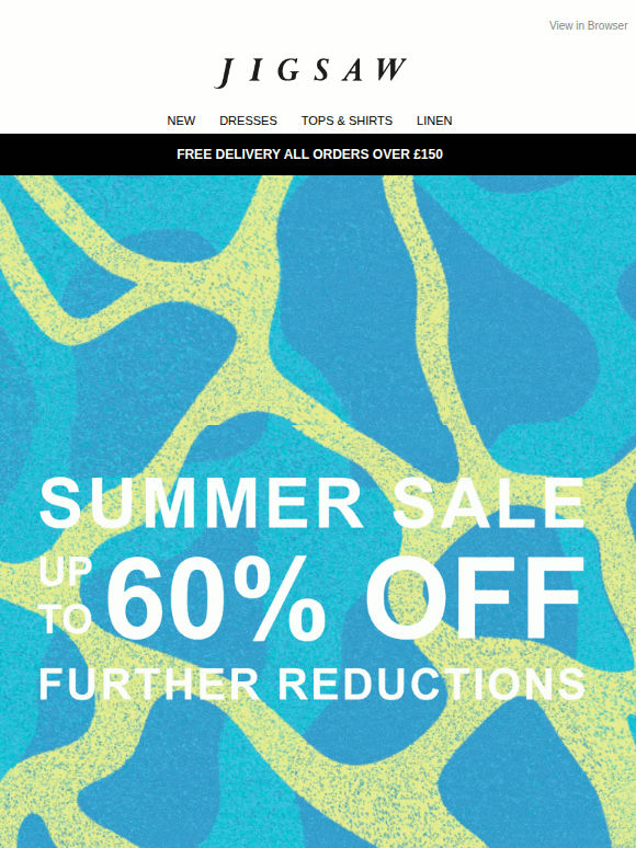 Further Reductions | Summer Sale