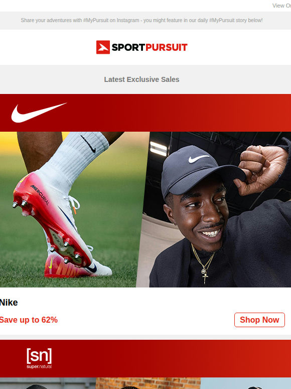 Nike | Super.Natural Merino  | Maul | Ted Baker Underwear & Nightwear | Adidas Golf | Up to 68% Off!