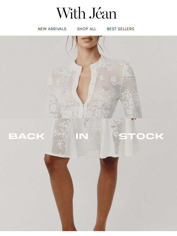 LACE RESTOCKS YOU'LL LOVE