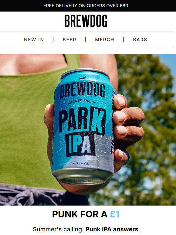 Summer's calling. Punk IPA answers.