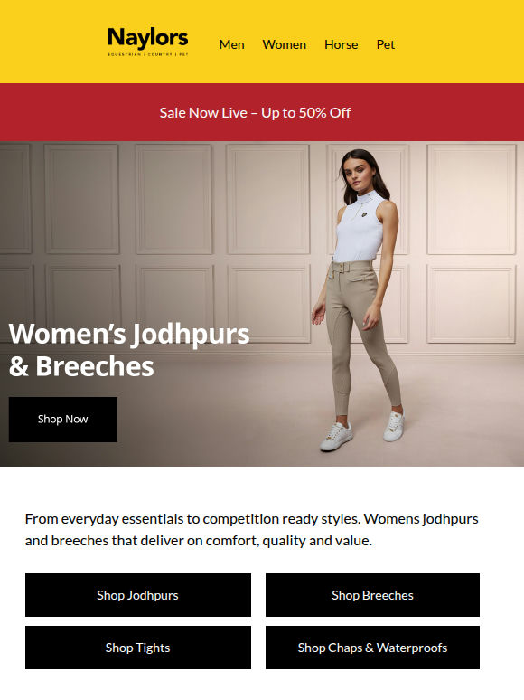 Womens Jodhpurs & Breeches