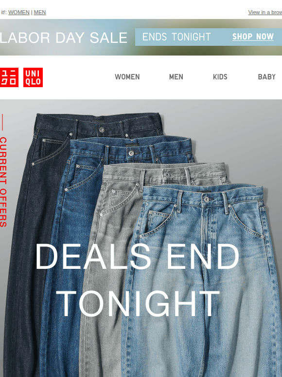FINAL HOURS to shop deals from $14.90