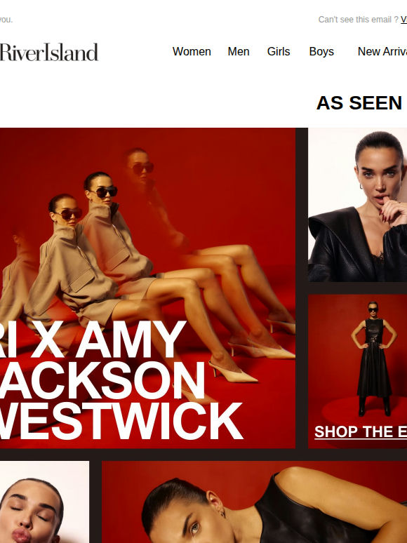 River Island x Amy Jackson Westwick