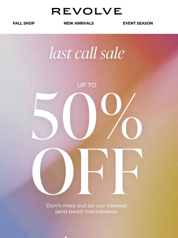 LAST CHANCE: SALE ENDS SOON
