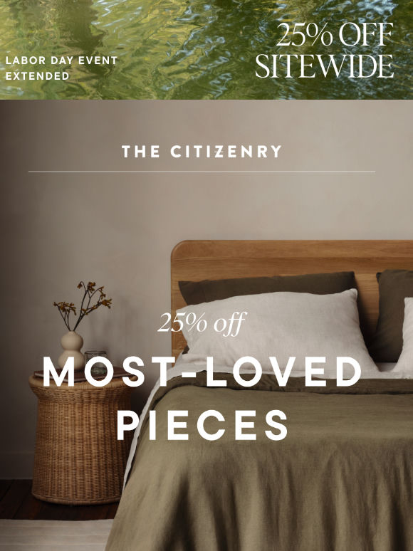 Our best sellers, up to 25% off
