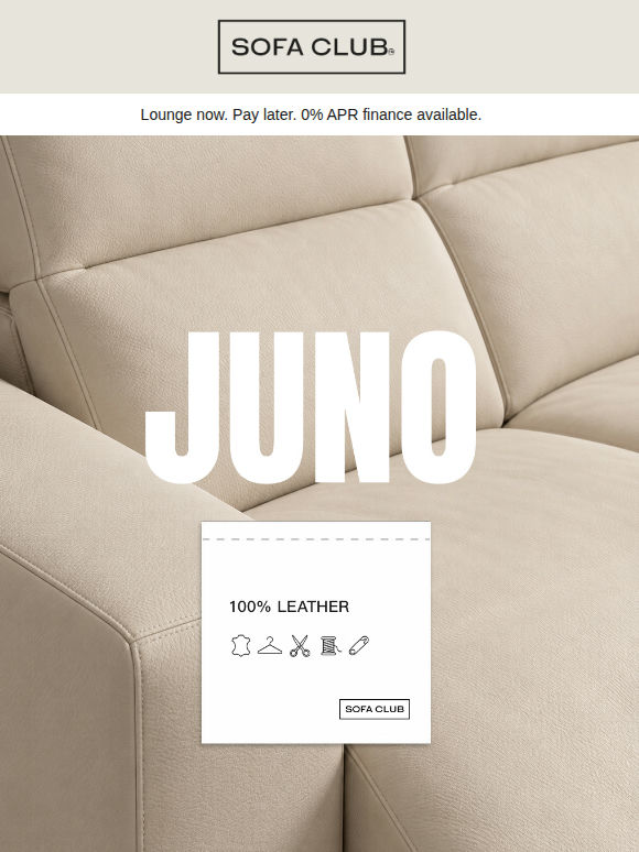 Juno. The sofa that listens but doesn’t judge.