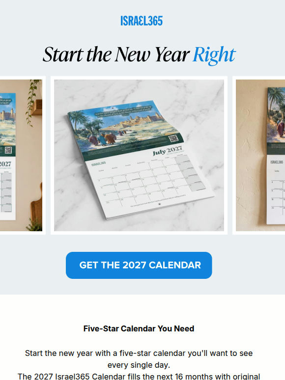 The five-star calendar your wall is missing
