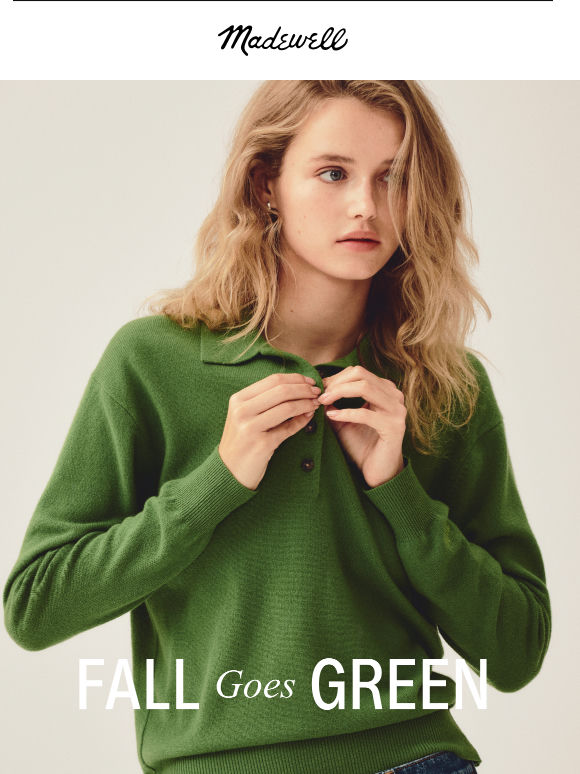 Fall goes green
