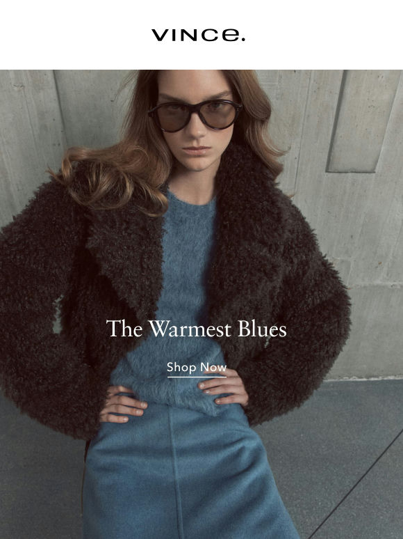 Cool Blues Meet Fall's Coziest Fabrications
