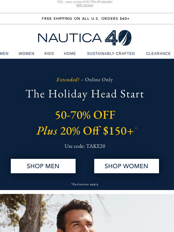 🚨 EXTENDED! 🚨 Get gifts early with extra 20% off $150+