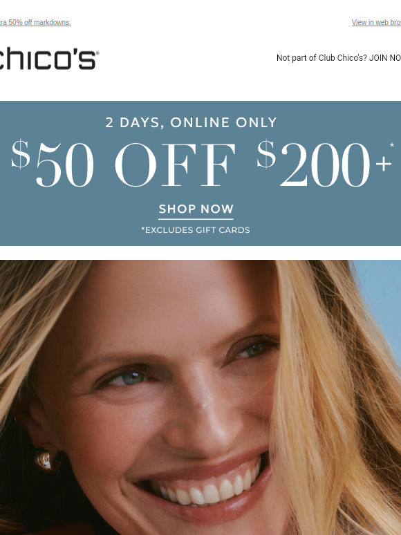 🤩 $50 off + 25% off NEW ARRIVALS