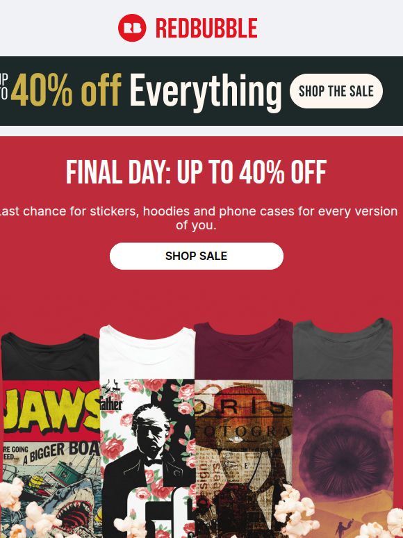 Final Chance: Up to 40% off Movie Art & More