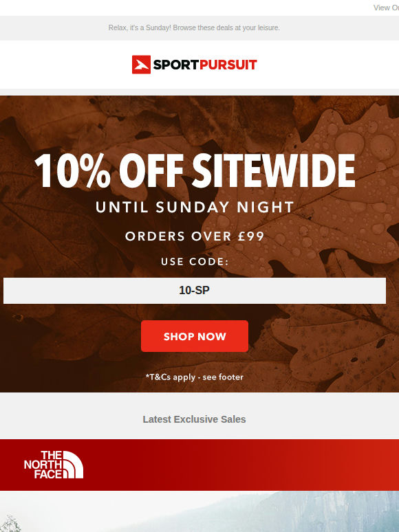 Up to 75% Off: The North Face | Rivelo Cycling | Nuvola Slippers | Levi's - Price Drop | Red Bull Spect Eyewear
