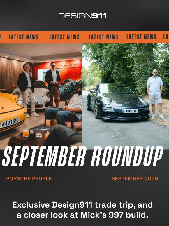 Exclusive Design911 trade trip, and a closer look at Mick's 997 build!