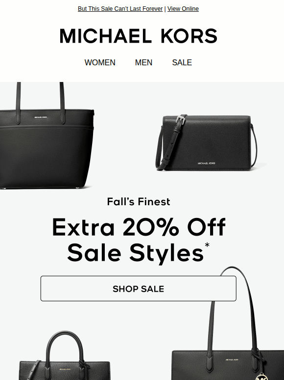 Your Extra 20% Off Sale Styles Is Waiting