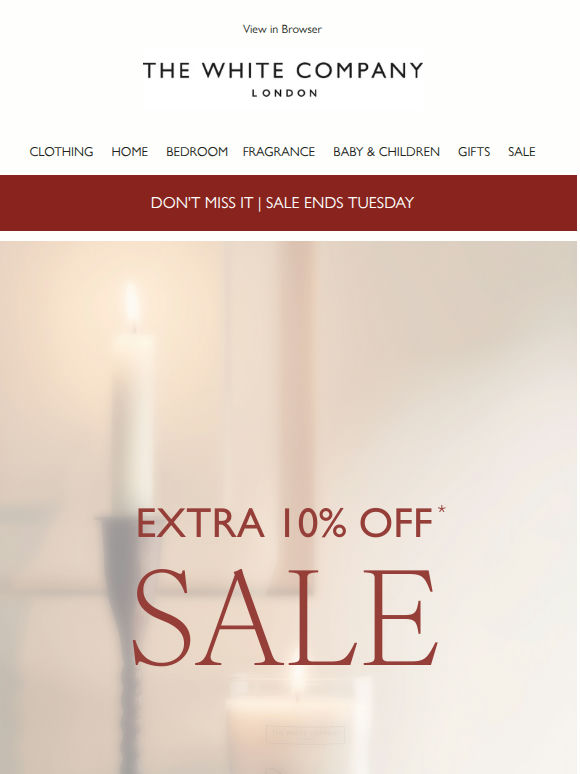 Extra 10% off | Final days of sale